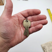 Falcon Deadbolt Double Cylinder Satin Chrome 2-3/8" Backset 930 Bore In USA Made 10