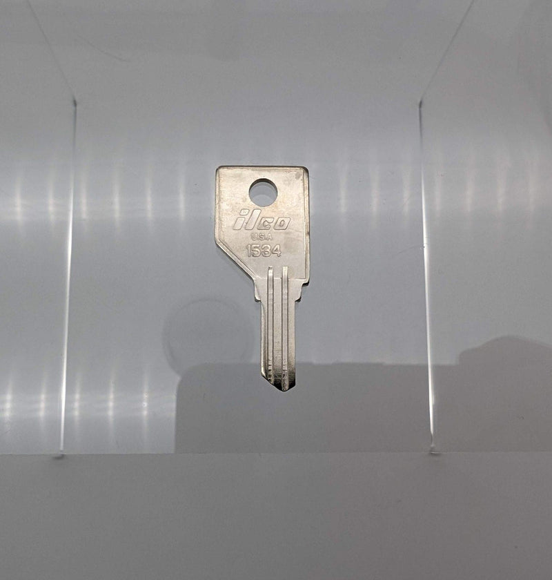 5x Ilco 1534 Key Blanks for Some Shaw Walker Office Furniture Nickel Plated 1