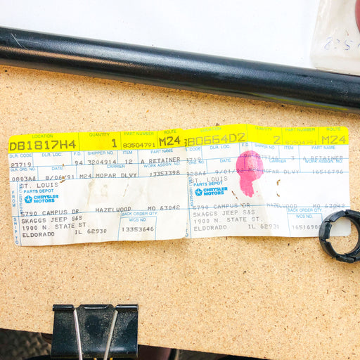 Mopar 83504791 Retainer for Front Shaft Boot OEM NOS for Jeep Black Plastic 2