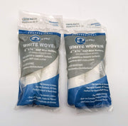 Premier 4" Mini Paint Roller Covers 1/4" Nap White Woven Smooth 72540 Pack of 4 1