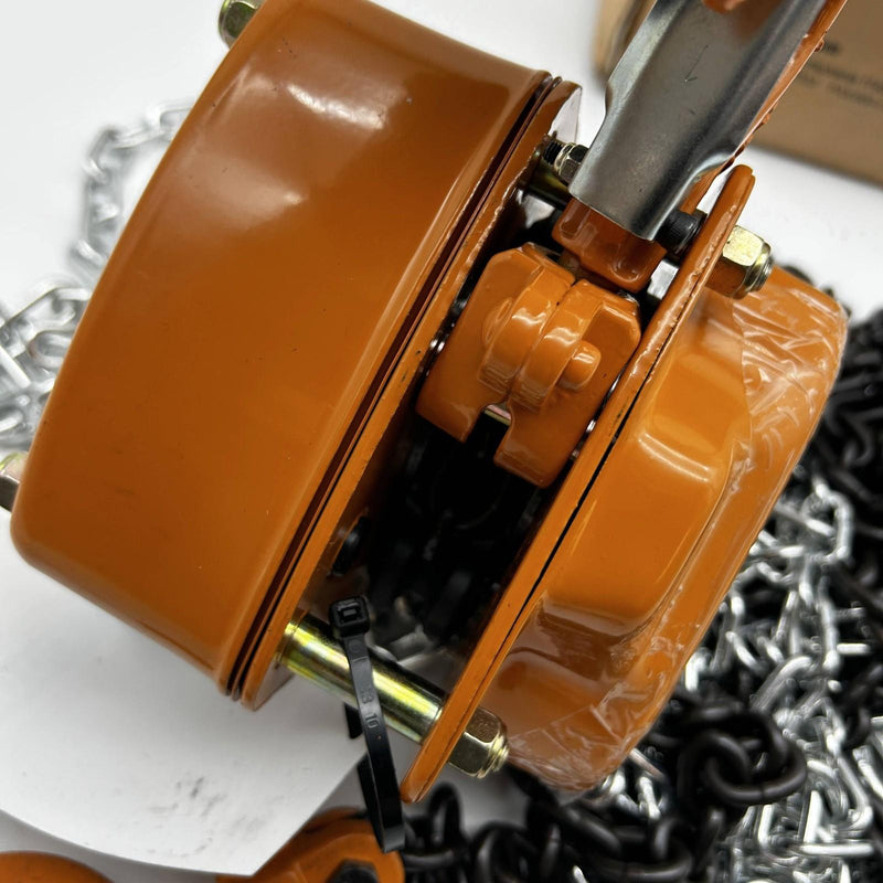 Accolift 1360240 Hand Chain Hoist 1 Ton x 20ft Fabricated Rolled Steel Plate