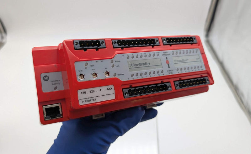 Allen Bradley 1000F-1791ES-IB16 Contact Block Ethernet Input Module 16 Inputs 1