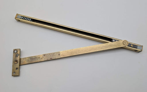 Rixson 55-213 Overhead Door Holder Surface Friction Satin Brass Checkmate 55 1