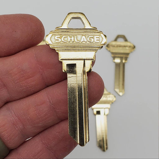 5x Schlage 35-101 Key Blanks 1468 Key Way Nickel Silver 6 Pin NOS 1