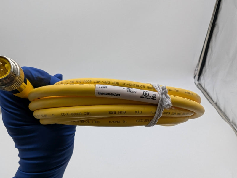 Turck RSM RKM 46-6M/S824 Sensor Cable 7/8" 4 Pin Male to Female 6 Meter 6