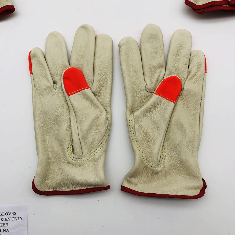 PIP 68-165HV Drivers Gloves Size Small Top Grain Cowhide Hi Viz Keystone 6 Pairs 3