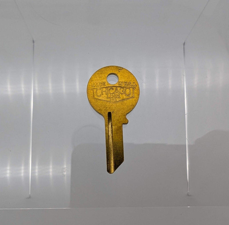 10x Chicago DKP1 Key Blanks 5 Pin for Some Chicago Cabinet Locks Brass 1