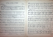 1917 A Tear A Kiss A Smile Vintage Sheet Music Large May Hill Walter Hirsch 2