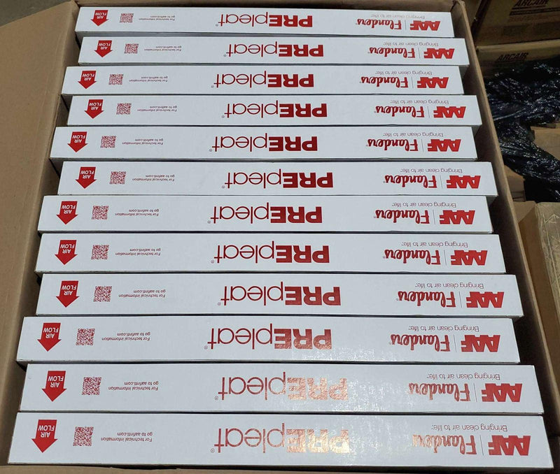 AAF Flanders 20x25x2 PREpleat Air Filters HC Merv 8 80255.022025 Pack of 12 3