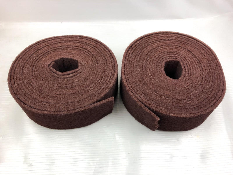 2pk Abrasive Roll 4" x 30' Non-Woven Fast Cut AO Very Fine Norton 66261051701 6