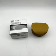 3M Hookit 00959 Gold Film Disc 5in x NH P320 255L Hook and Loop AO 100/bx 10