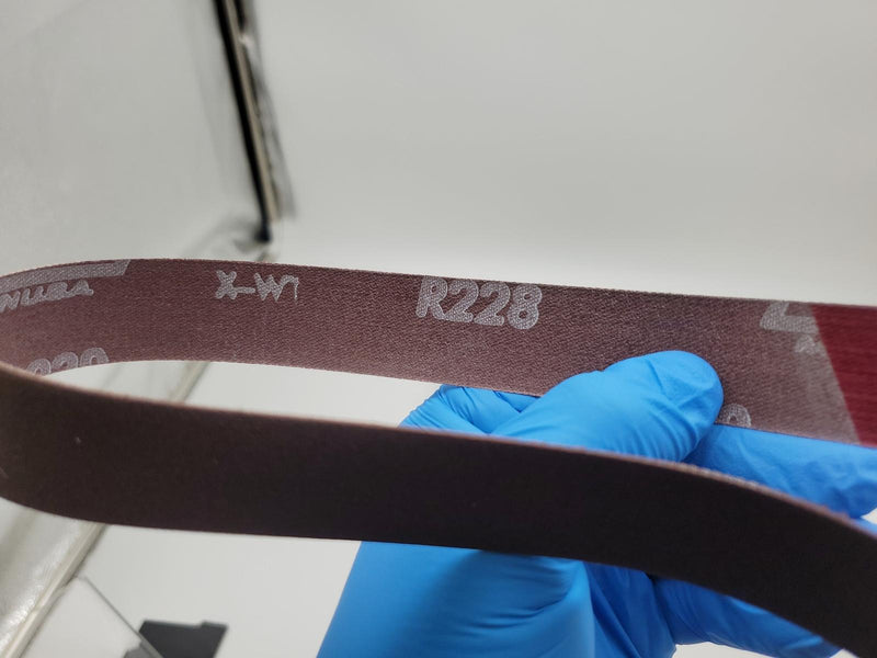 1" x 42" Sanding Belts 220 Grit Very Fine Norton 20871 Metalite Pack of 10 3