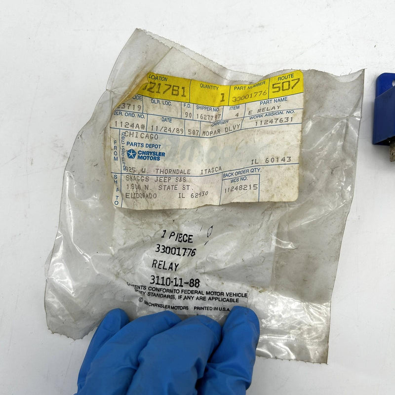 Mopar 33001776 Relay for Fog Lamps OEM NOS 1982-83 Jeep Open