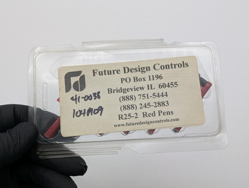 Future Design Controls R25-2 Red Chart Recorder Pens Pack Of 6