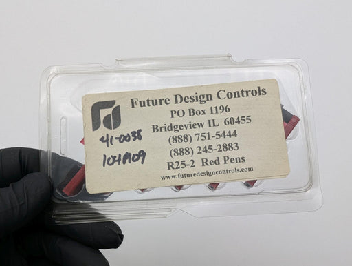 Future Design Controls R25-2 Red Chart Recorder Pens Pack Of 6 2
