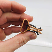 5x Ilsco M-165 Fuse Clip 100 Amps 250-600 Volts Copper 8