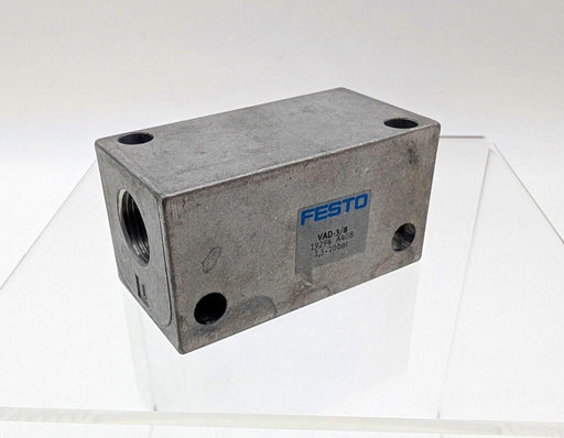 Festo VAD-3/8 Vacuum Generator 3/8" Female Thread 1.5 to 10bar 19294 A408 1
