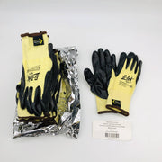 PIP 09-K1450 Work Gloves Size Large Cut Resistant A2 Black Nitrile Palm 12 Pairs 10