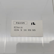 10x Falcon P2764 Machine Screws 12-24 x 3/8" Long Flat Head Satin Bronze 3