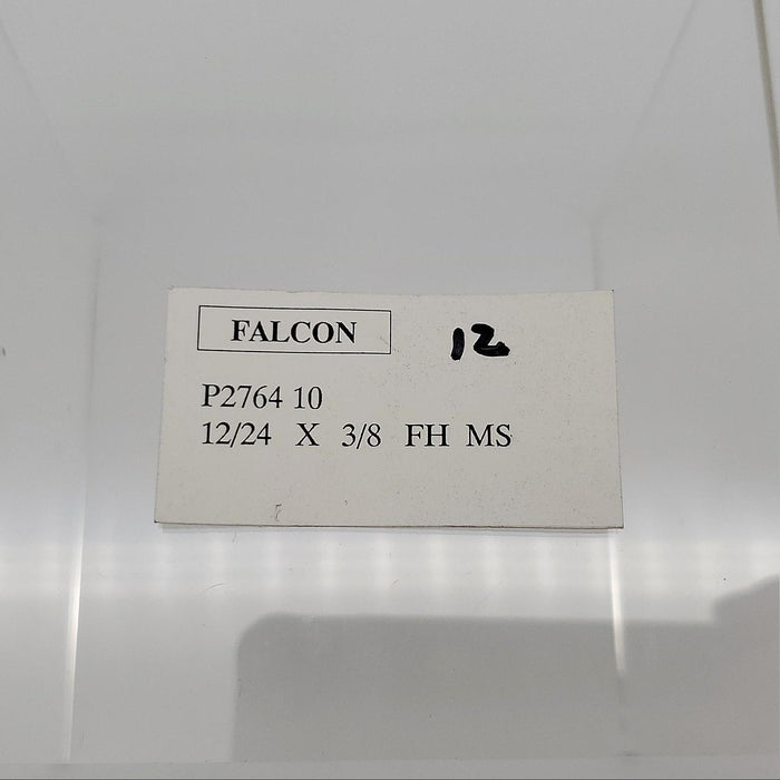 10x Falcon P2764 Machine Screws 12-24 x 3/8" Long Flat Head Satin Bronze 3