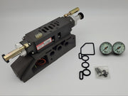 Numatics I24RD115JP00 Regulator Valve ISO 5599-2 Dual 10 - 130 PSI w/ Manifold 1