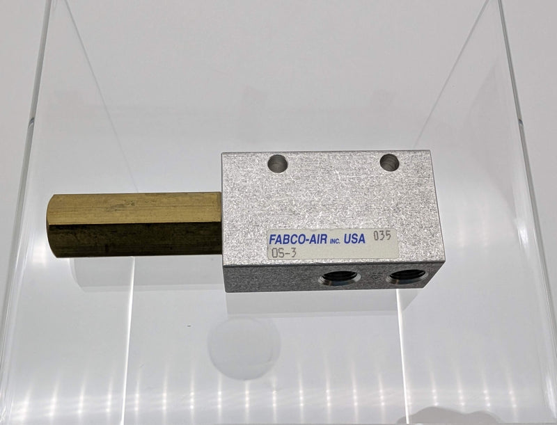 Fabco Air OS-3 One Shot Pneumatic Valve 1/8" NPT Timed Pulse Air Valve