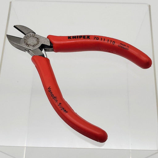 Knipex 4-1/4" Diagonal Cutter 70 11 110 Narrow Head Plastic Coated Handles 1