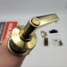 Schlage Door Lever Privacy Lock Bright Brass LEV 2-3/4" Backset A40S 605 1