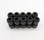 John Guest PM0410E 10mm Push Fit Union Connector Fittings Acetal Pack of 10 1