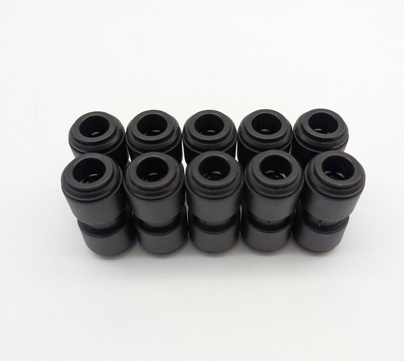 John Guest PM0410E 10mm Push Fit Union Connector Fittings Acetal Pack of 10 1