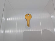 10x Chicago KP6 Key Blanks Solid Brass 4 Pin / Ilco SC1041YR for Cabinet Locks 2