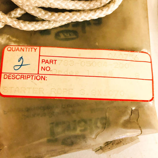 Tanaka 78305004200 Starter Rope 3.8X1070 for String Trimmer OEM NOS 2