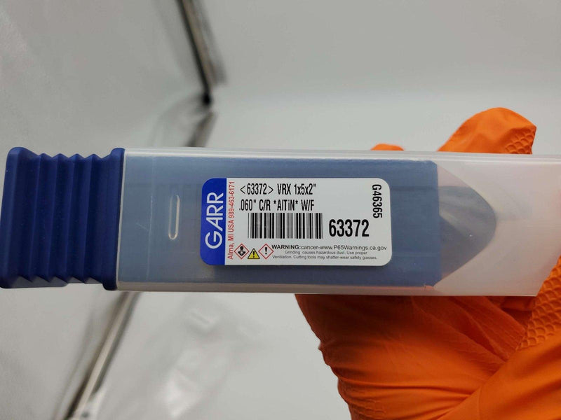 Garr Tools 63372 End Mill 1" Diam 2" LOC 5" OAL 4 Flute Solid Carbide Center Cut 5