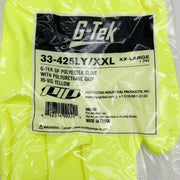 PIP 33-425LY/XXL Work Gloves Size XXL G-tek Polyuerthane Grip Hi Vis 12 Pairs 2