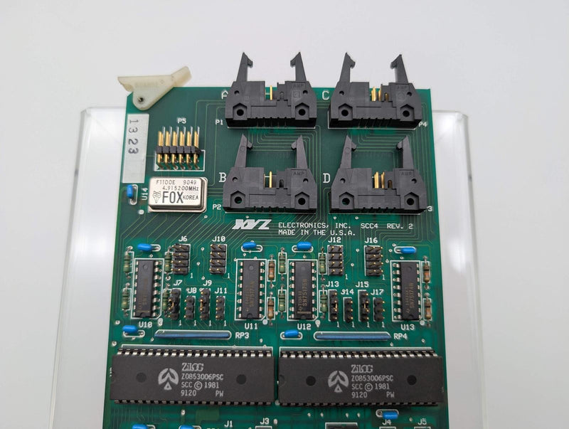 XYZ Electronics F002500058C Serial I/O Board 4 Port SCC4 Rev 2 A36 3