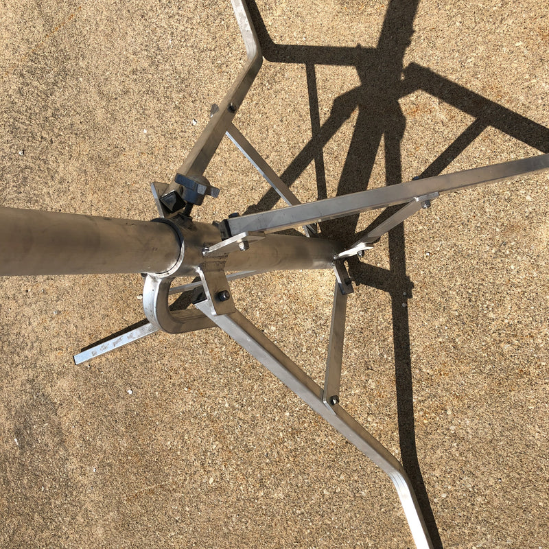 Western Technology 6300 Quad Pod Stand Riser for Brick Area Light Up To 8.5ft