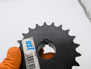 Tsubaki 40B21F-1 Roller Chain Sprocket 1/2" Pitch 1" Bore 21 Teeth Size 40 Chain 3