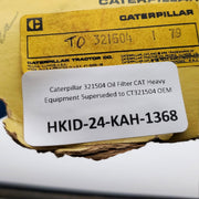 Caterpillar 321504 Oil Filter CAT Heavy Equipment Superseded to CT321504 OEM 5