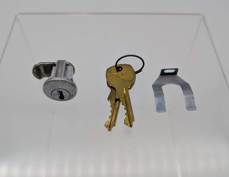 National C8718 Mailbox Lock for Cutler Mailbox & Chutes 5 Pin Satin Chrome 1