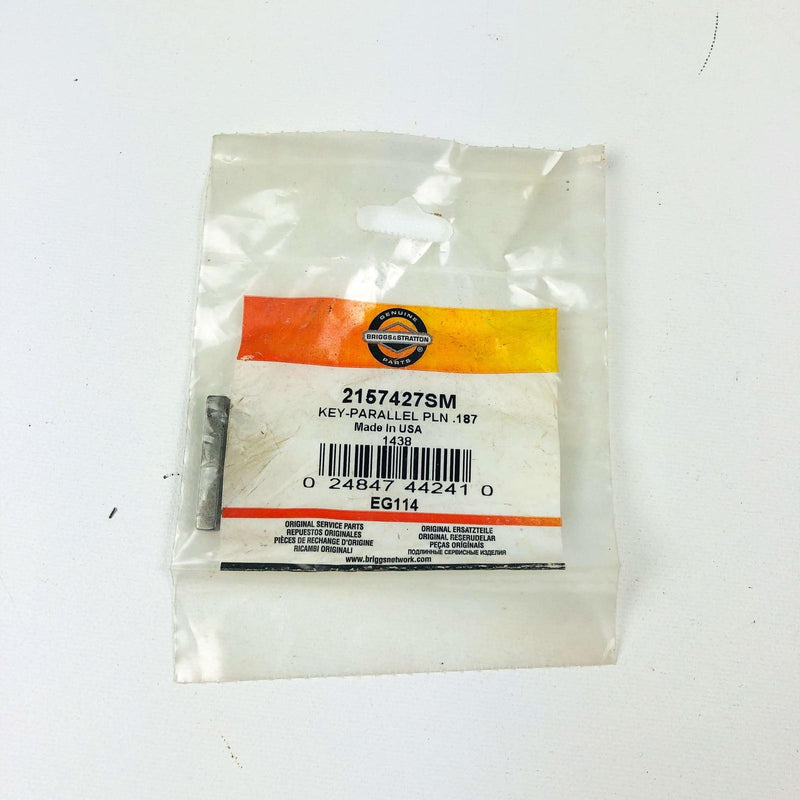 Briggs and Stratton 2157427SM Key Parallel PLN .187 OEM NOS USA Simplicity 5