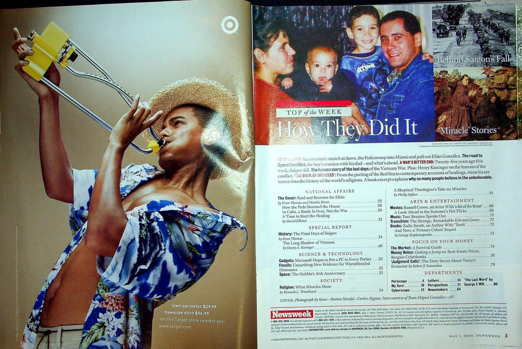 Newsweek Magazine May 1 2000 Elian Gonzalez Cuba Fidel Castro Saigon Fall 3