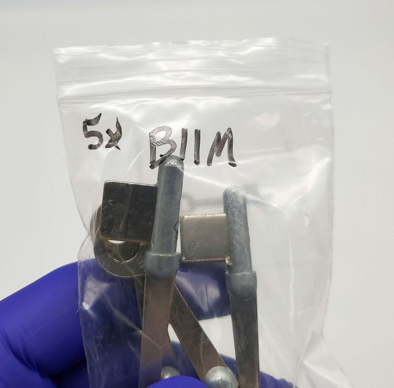 5x Ilco B11M Key Blanks 0.56" Width 0.50" Height 0.11" Thick Bi-Metallic