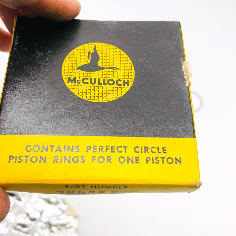 McCulloch 28455 Piston Ring Set Standard for Chainsaw OEM New Old Stock NOS Open 11