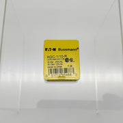 Bussmann AGC-1/10-R Fuses 0.10A 250V Fast Acting Glass Pack of 5 1