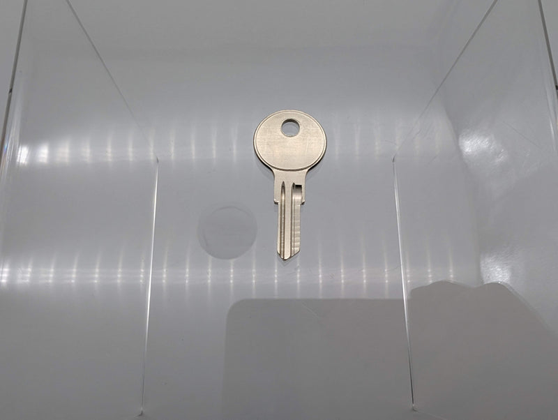 10x Ilco N54G Key Blanks for Some Dominion Fort Lock Cam Locks Nickel Plated