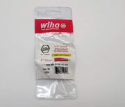 Wiha 12854 1/4" Insulated Extension Bar 2" Length 1000V Rated Double Insulated 4