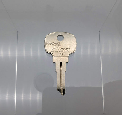 10x Ilco 1069-5X Key Blanks for National Cabinet Locks Nickel Plated NOS 1