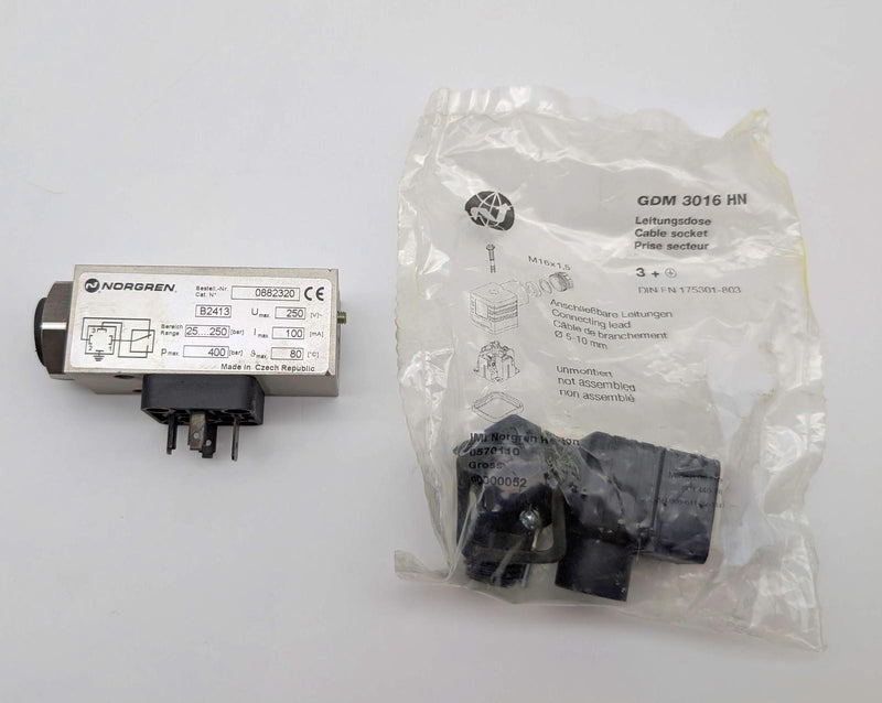 Norgren 0882320 Pressure Switch 18D 360 - 3600 PSI 25-250 Bar 1/4" NPT Female
