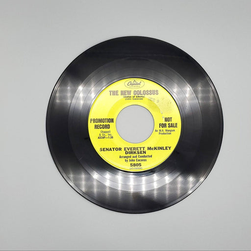 Everett Dirksen Gallant Men / The New Colossus Single Record Capitol 1967 PROMO 2