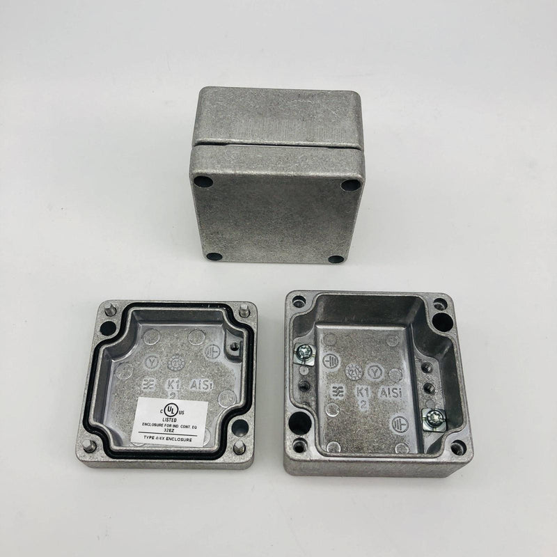 2pk Weidmuller 0342000000 Aluminum Enclosure Empty Housing Klippon K1 10